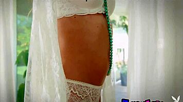 Skinny Big Boobed Kimmy Granger Strips Naked Boldly