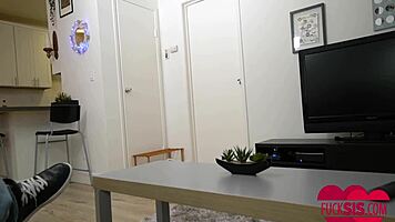 daphne dare takes petite teen DARE for hardcore CUMSHOT and BALL LICKING outdoors