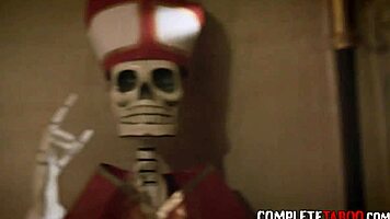 kinky glasses brunette deepthroats cock craving taboo cum in mouth explosion