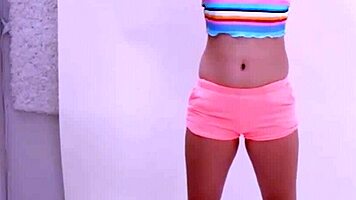 Super hot teen eagerly fucks producer on sofa