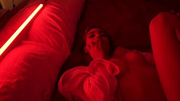 Yaira strips sexy through house teasing tits and ass