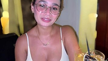 Busty married slut wife fucks like whore for cuckold best friend pov