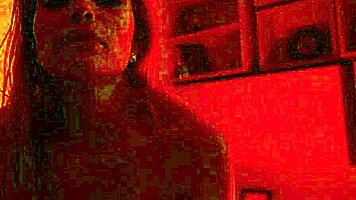 Yaira strips sexy through house teasing tits and ass