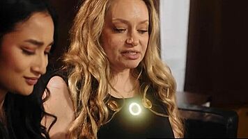 seductive milf cougar licks wet lesbian babe passionately