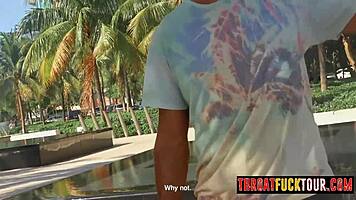 Yoga Class Turns into Rough Face Fucking Petite Latina Vivianne De Silva