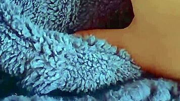 tiny latina coed squirms orgasming from first huge vibrator wet pussy play