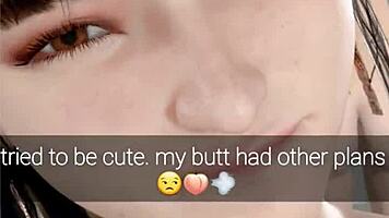 Tight teen baddie sucks cock twerks milky tits farts ass compilation