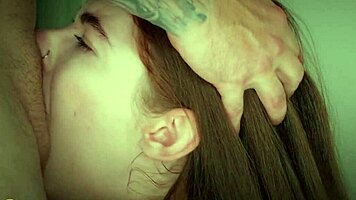 russian wife chokes on sloppy deepthroat for another messy throatpie!