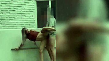 got so horny after drinks fucked standing outdoors