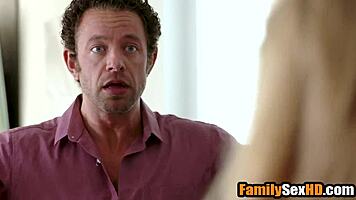 young slut pounds older cock in front of wife!