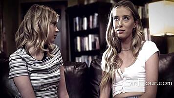 School rivals bonding during therapy session