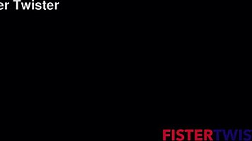 Hot blonde takes intense lesbian fisting session 😉