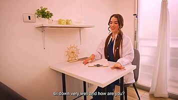 clinic doctor moans loud riding huge black cock patient wild