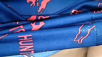 guy bends over and fucks tight wet pussy doggystyle hard