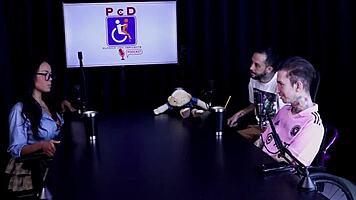 Sneaky Interview Turns Wild with Alice Vasconcelos on Sheer Red