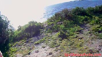 spying on amateur euro teen bent over doggystyle cum on ass