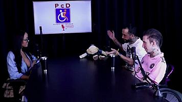 Sneaky Interview Turns Wild with Alice Vasconcelos on Sheer Red