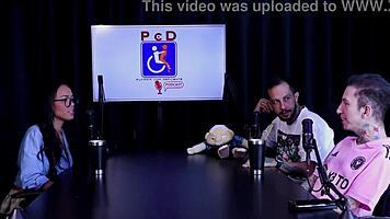 Sneaky Interview Turns Wild with Alice Vasconcelos on Sheer Red