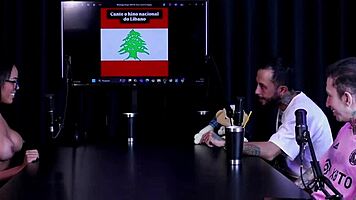 Sneaky Interview Turns Wild with Alice Vasconcelos on Sheer Red