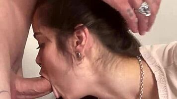 A Debora Prado Sloppy Blowjob Dripping All Over Her Whore Face
