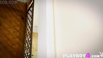 blonde teen strips to big natural tits