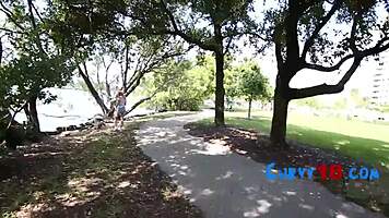 submissive curvy ass wrecked by bottle 😈