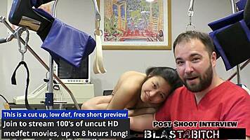 Patient Raya Nguyen SUCKS OFF doctor then gets POUNDED hard