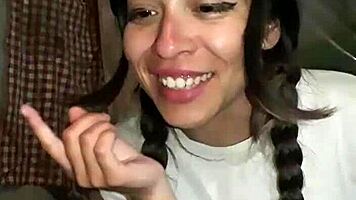 bonneyuwu rubs one out in garage