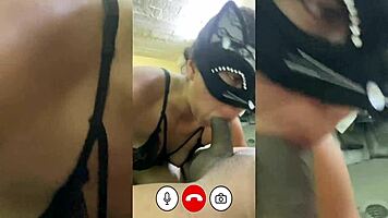 master on video call while i cheat riding cock submissive?