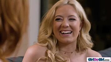 mmm first time tasting that busty milf's juicy shaved pussy lips