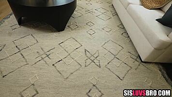 Horny brunettes lick shaved pussies group threesome muff diving frenzy