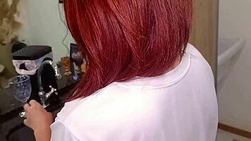 Dawn Kitchen Surprise With Horny Redhead Slut