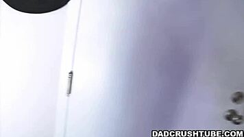 Ike Diezel Catches Natalie Brooks Sucking Huge Mirror Dildo!