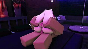 destroying young blonde italian slut's tight ass cum facial blast