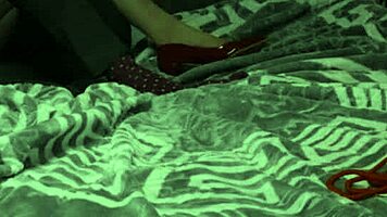 Tied up teen screams from hard homemade fucking