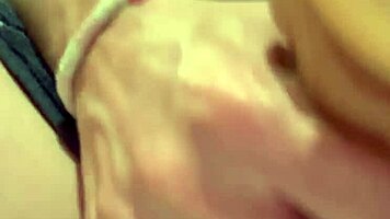 scarlet heads out leaving cum dripping on bathroom sink