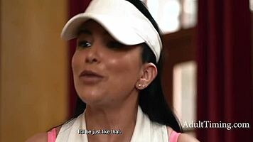 Romi Rain Pounds Kimmy Kimm in Kinky Lesbian Pussy Fingering Lick