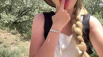 i strip naked in jungle revealing my perfect natural curves and body