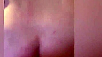 horny teen slut orgasms from doggystyle fucking with buttplug