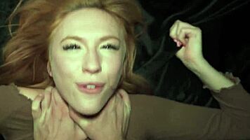 POV Redhead Petite Cutie Bent Over Doggystyle Moaning Riding Big Cock Missionary Pussy!