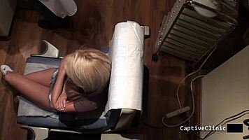 hope harper faces brutal lesbian torment in fetish clinic