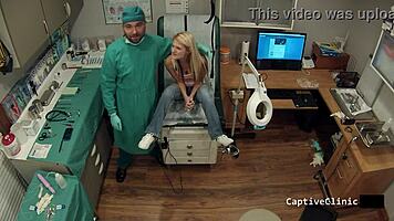 hope harper faces brutal lesbian torment in fetish clinic