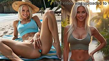 kaylee's good girl bad girl solo splitscreen masturbation