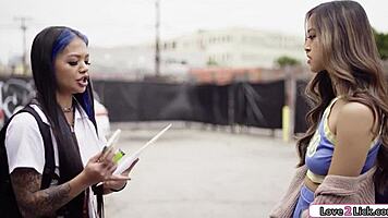 asian babes licking juicy cunts in classroom 👅💦