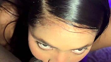 i devour stepsis boyfriend's monster cock while amateur couple watches