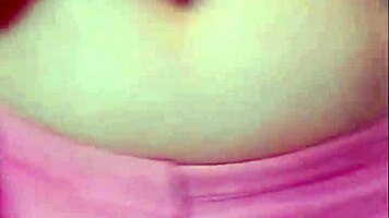 cute pigtail student gropes big tits and pussy post-shower ahegao