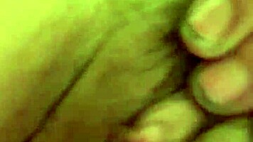 petite girlfriend spreads hairy pussy wide for cash play