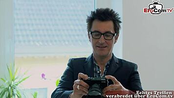 naive blonde teen picked up on street for mmf threesome after flirty chat