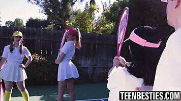 big tits besties wanna foursome pov fuck us after pussy lick and 69