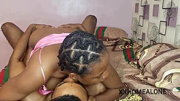 Homemade pounding of petite teen hottie's tight wet pussy on big cock